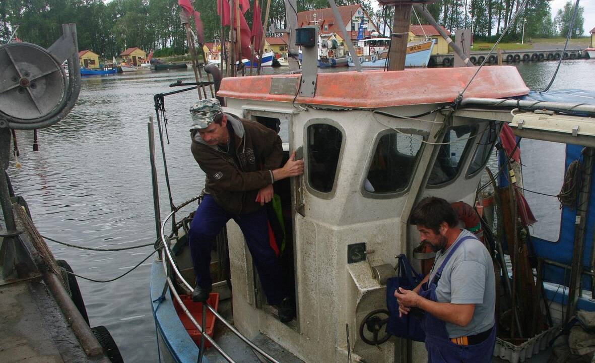 Kasdienybė: žvejo darbas nėra mėgstamas tarp jaunų žmonių.