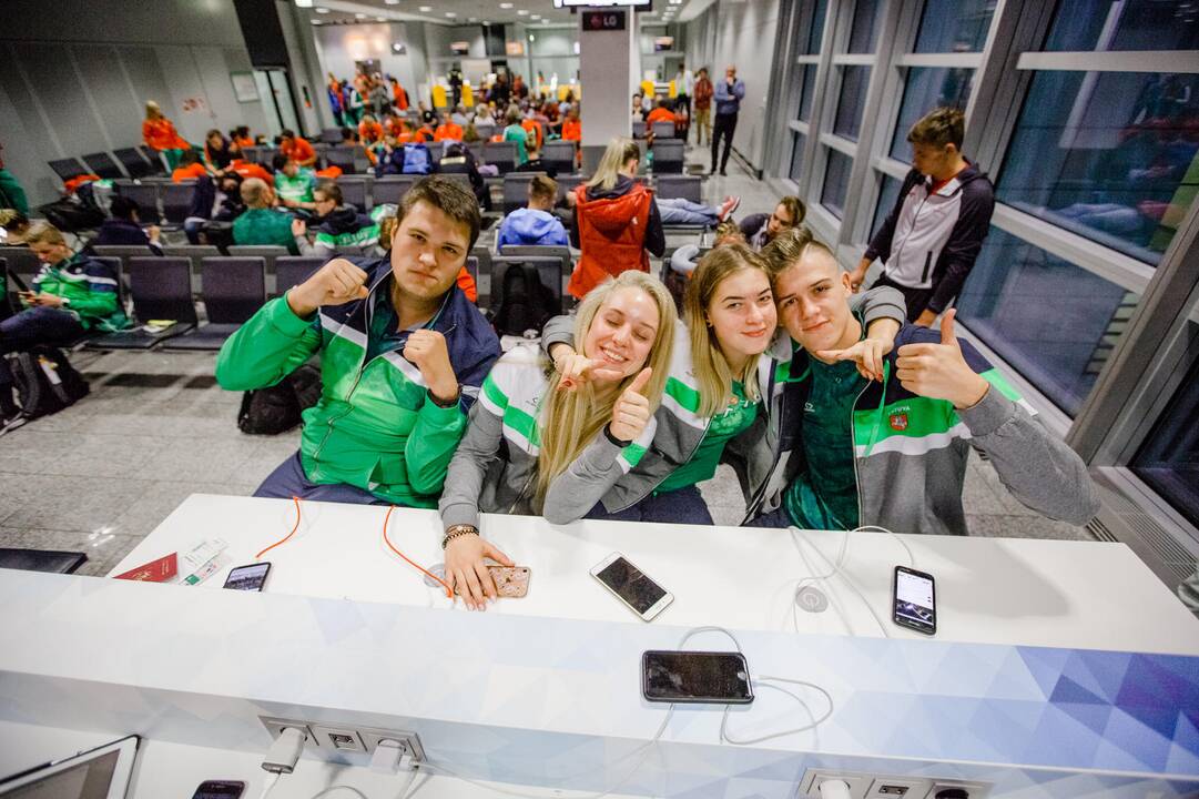 Sportininkai įsikūrė olimpiniame kaimelyje