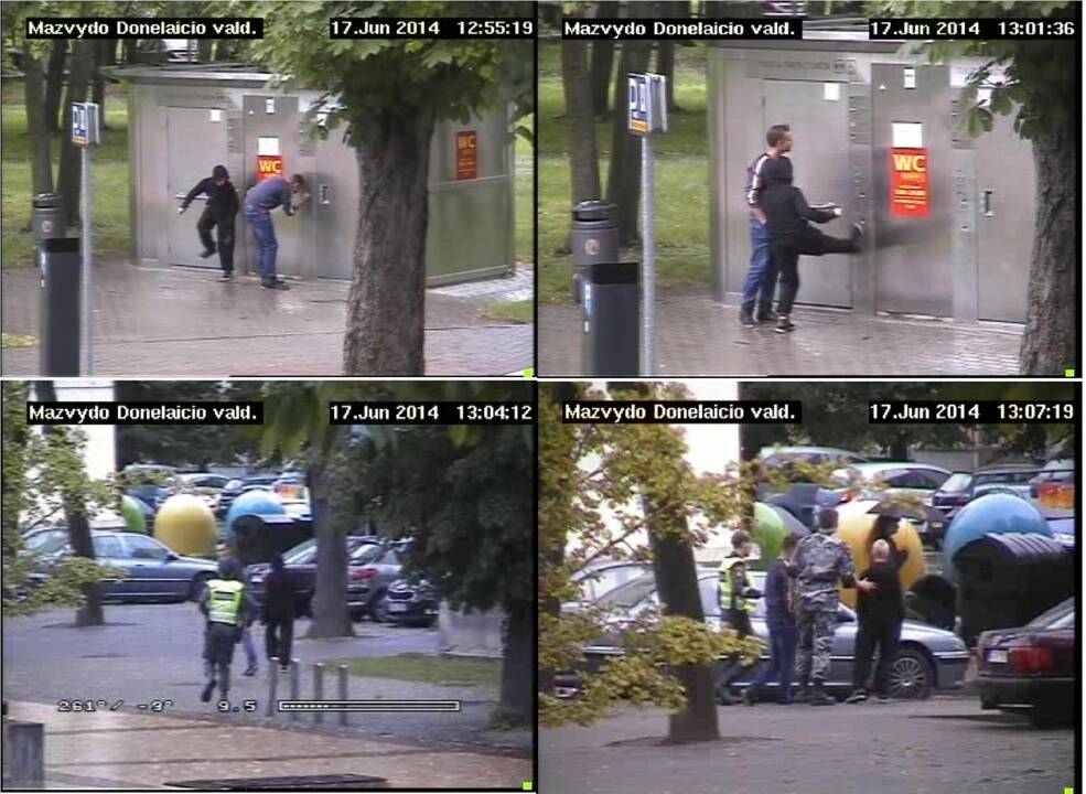 Policininkams įkliuvo jaunieji chuliganai