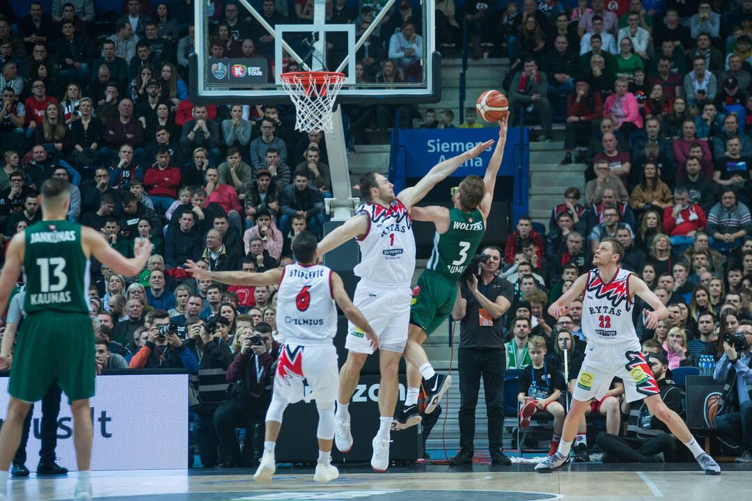 „Rytas“ įveikė Kauno „Žalgirį“ ir laimėjo taurę