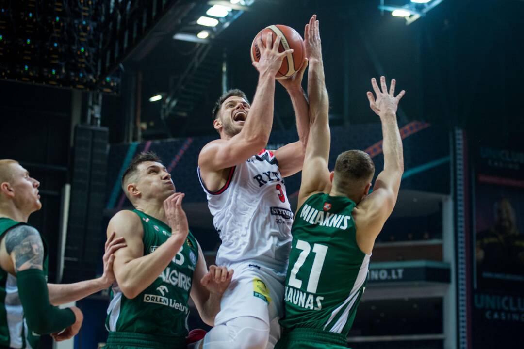 „Rytas“ įveikė Kauno „Žalgirį“ ir laimėjo taurę