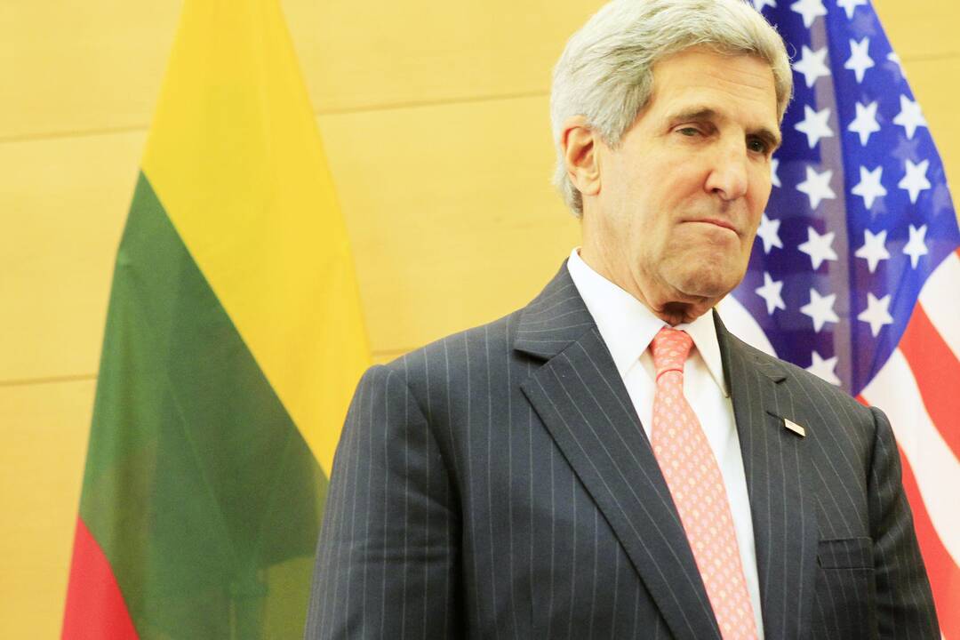 John Kerry spaudos konferencija