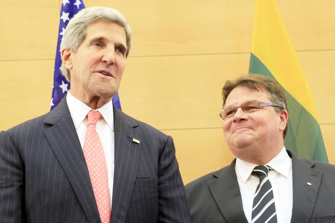 John Kerry spaudos konferencija
