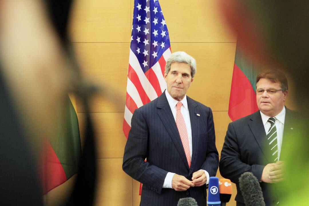 John Kerry spaudos konferencija