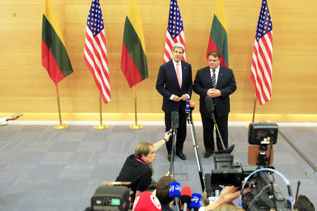 John Kerry spaudos konferencija