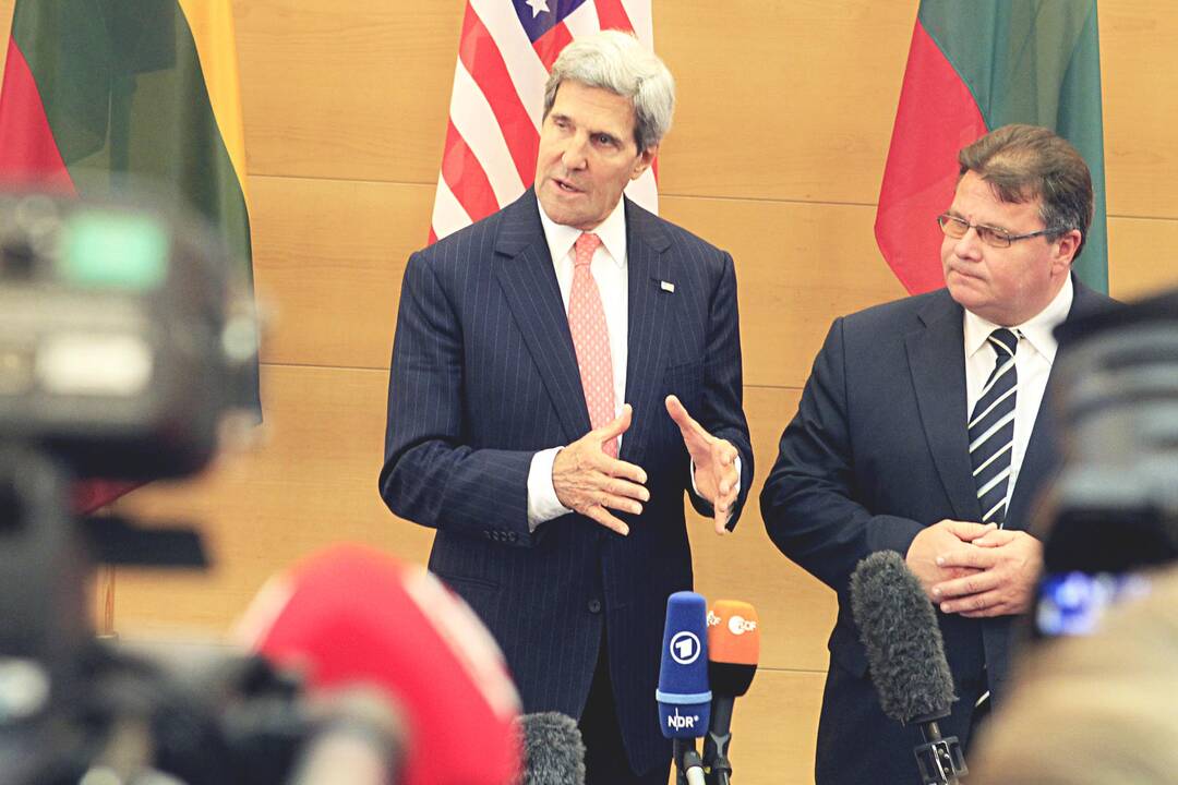 John Kerry spaudos konferencija
