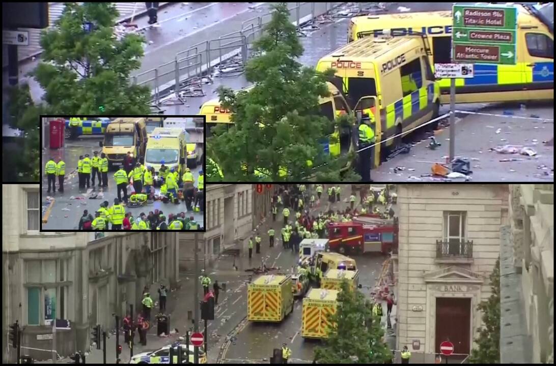 Liudininkai papasakojo apie sukrečiantį incidentą Liverpulyje 