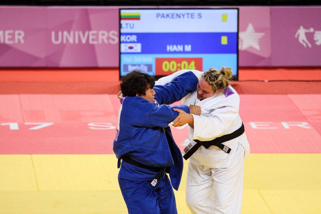 Dziudo imtynininkė S. Pakenytė iškovojo sidabro medalį