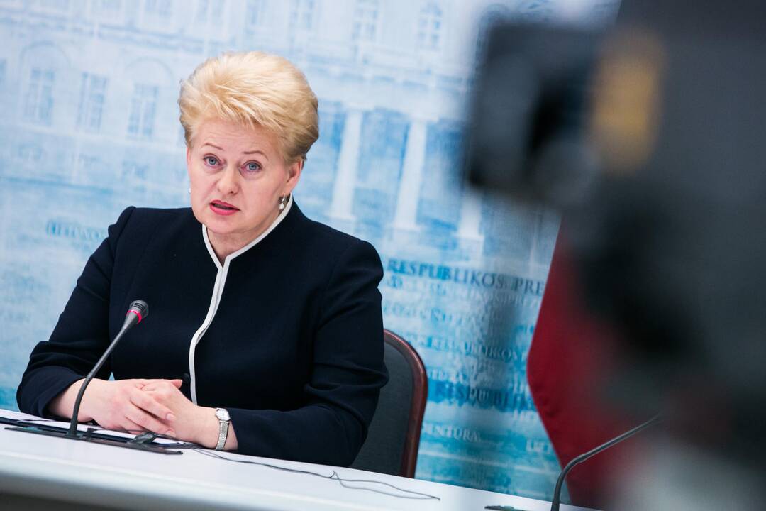 D. Grybauskaitė paneigė kolaboravusi su M. Burokevičiaus komunistais