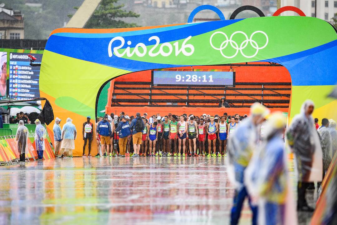 Maratonininkų kova dėl medalių