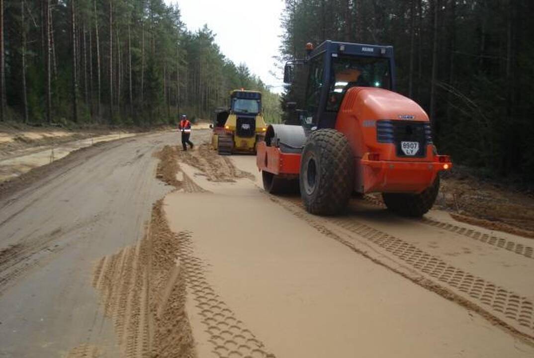 Žvyrkelių sumažės šimtais kilometrų