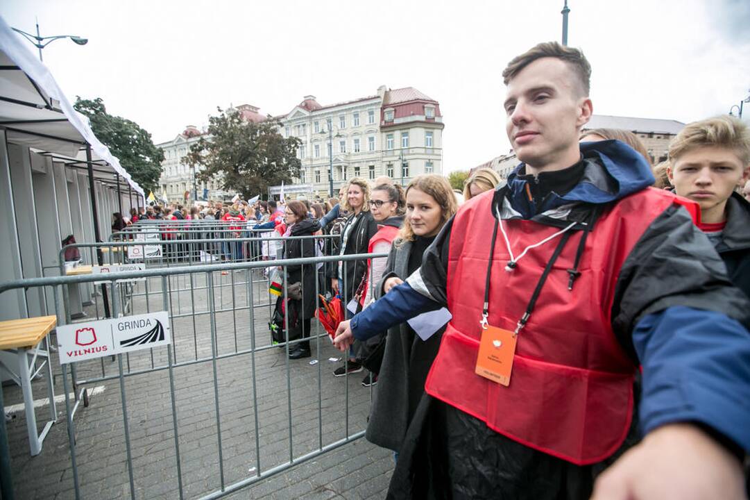 Jaunimas laukia popiežiaus Pranciškaus