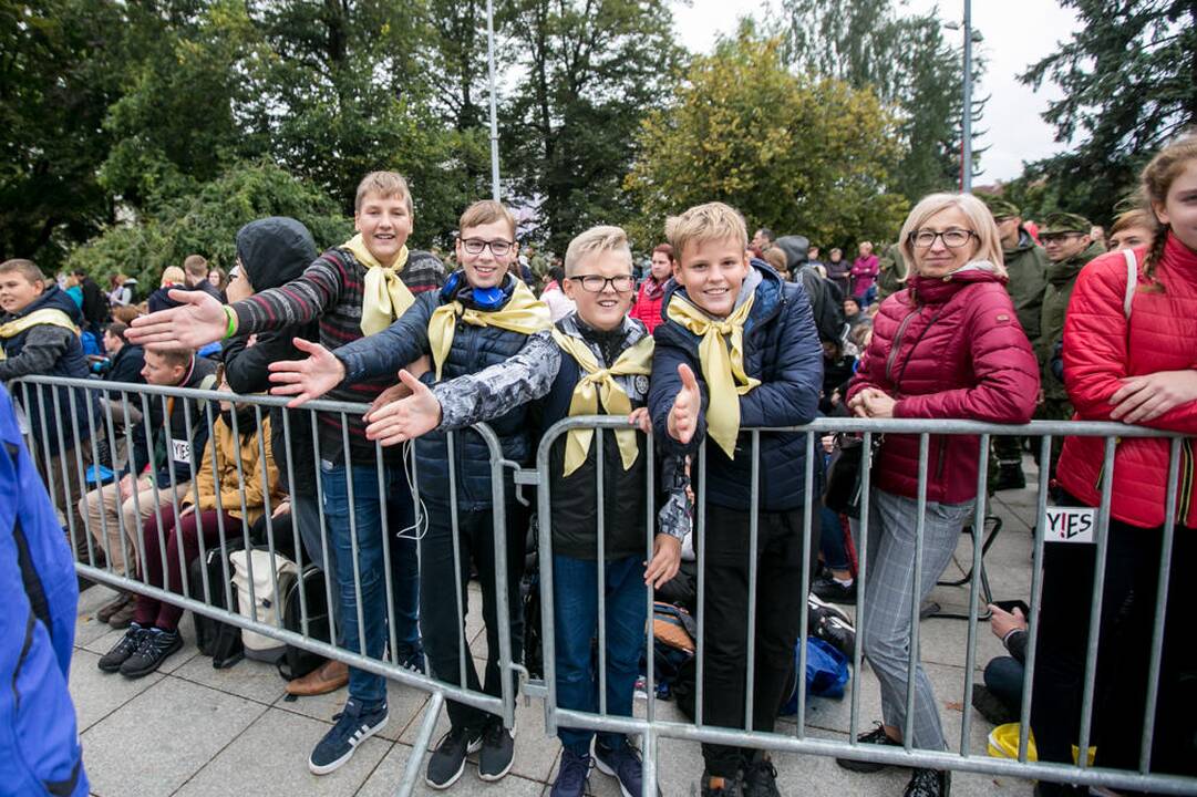 Jaunimas laukia popiežiaus Pranciškaus