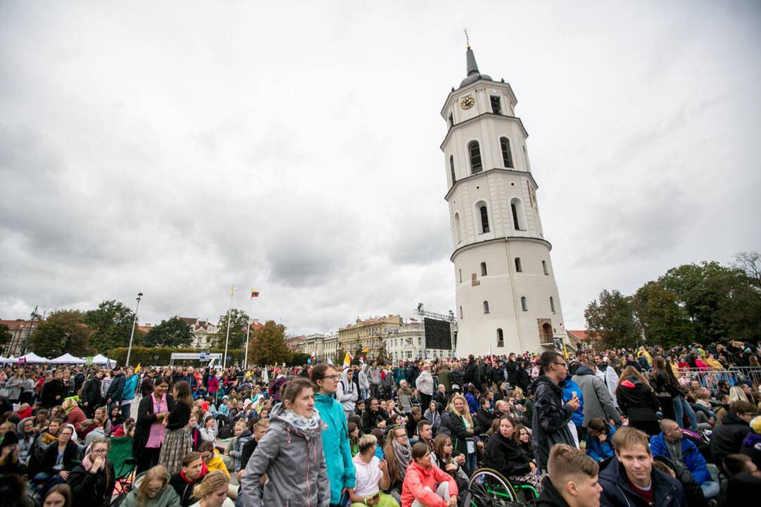 Jaunimas laukia popiežiaus Pranciškaus
