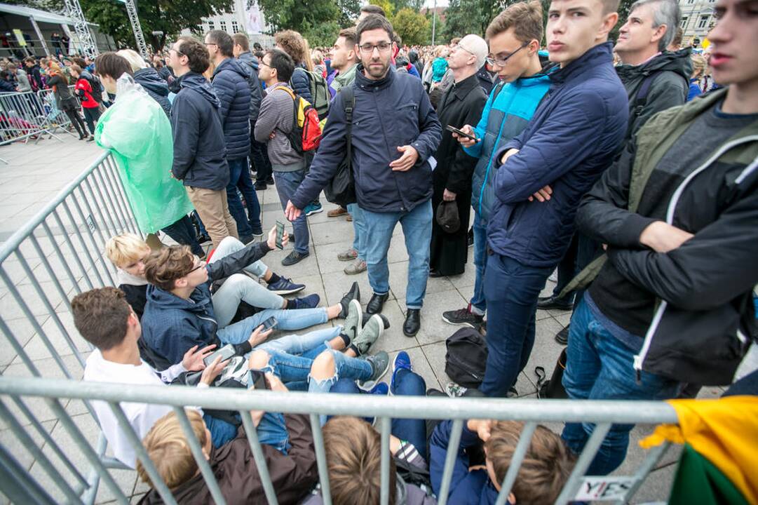 Jaunimas laukia popiežiaus Pranciškaus
