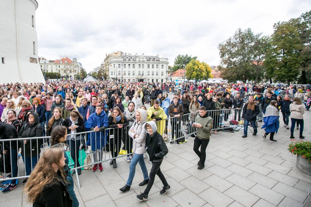 Jaunimas laukia popiežiaus Pranciškaus