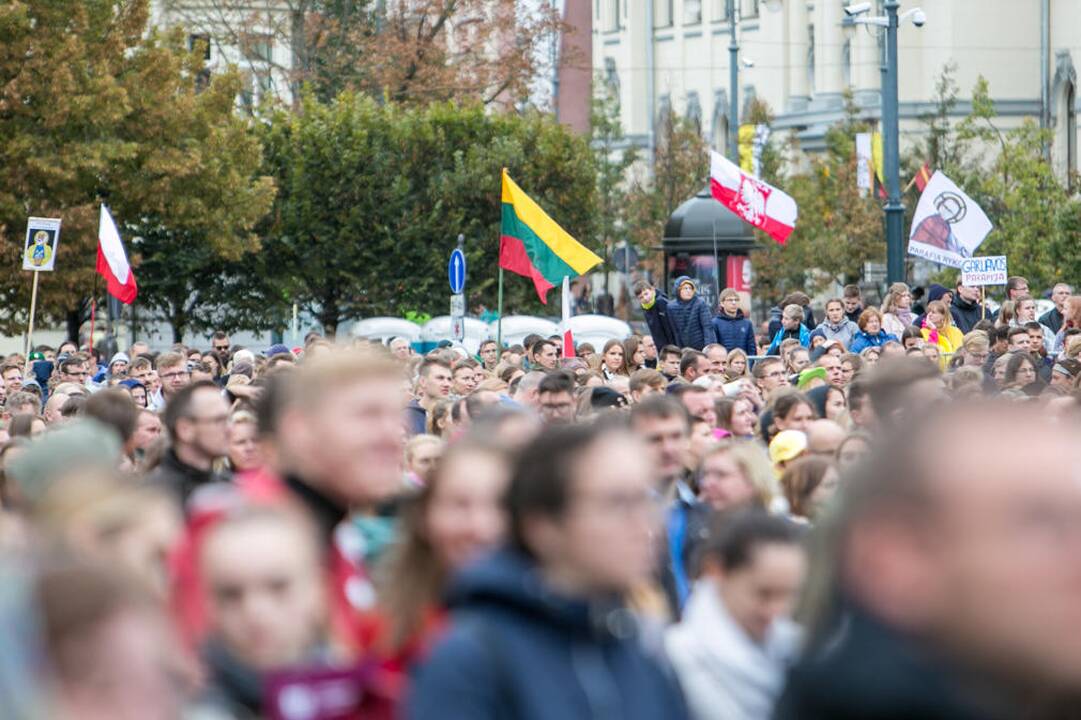 Jaunimas laukia popiežiaus Pranciškaus
