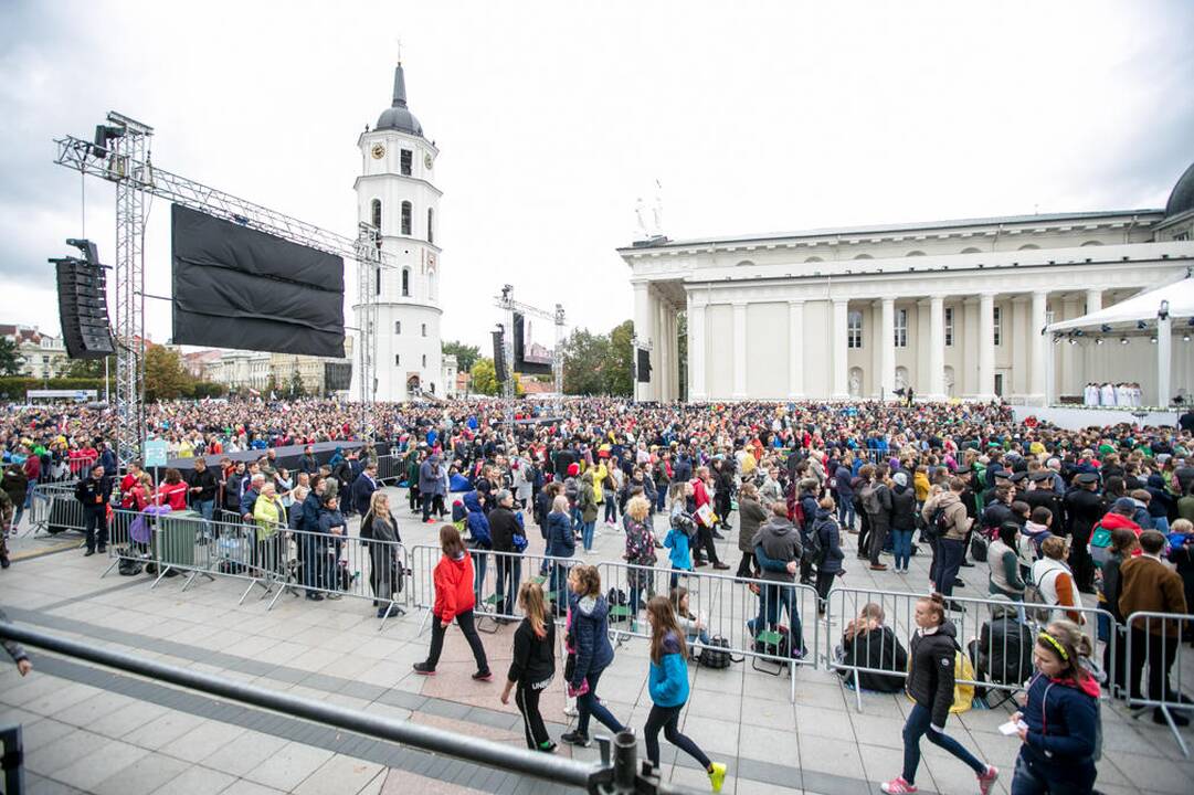 Jaunimas laukia popiežiaus Pranciškaus