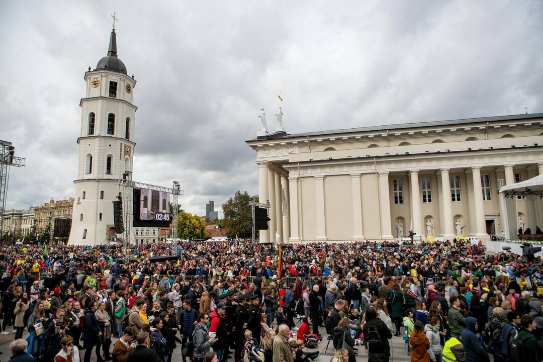 Jaunimas laukia popiežiaus Pranciškaus
