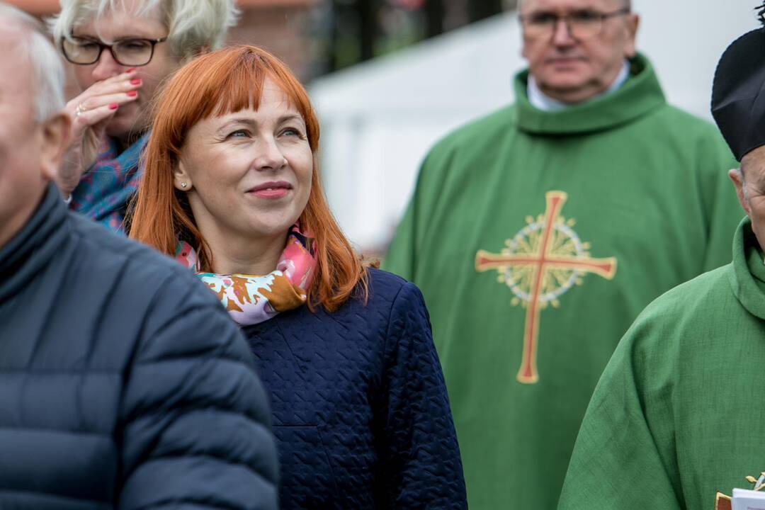 Popiežius Pranciškus meldėsi Santakos parke