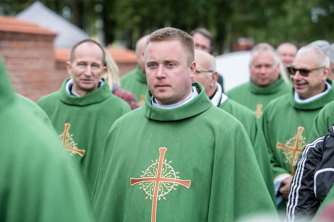 Popiežius Pranciškus meldėsi Santakos parke