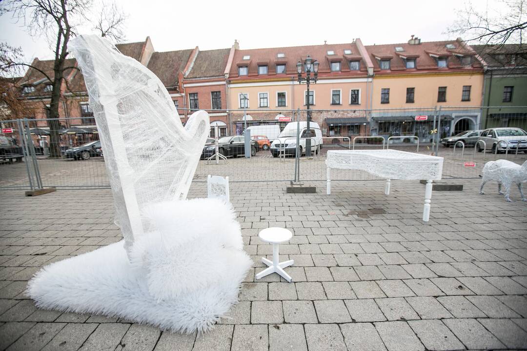 Kalėdinio miestelio pristatymas