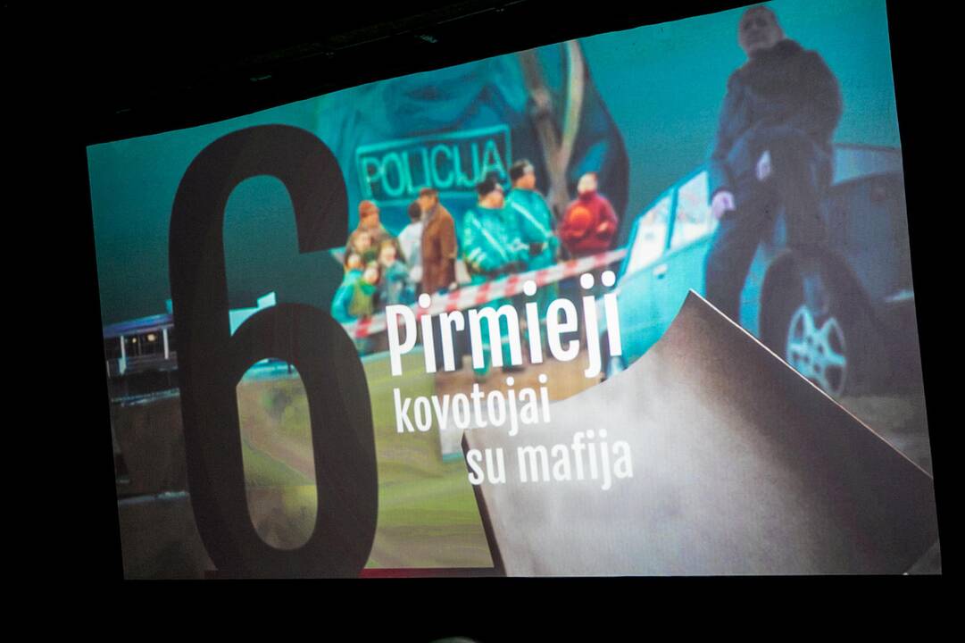 Dailiaus Dargio dokumentinio filmo „Pirmieji kovotojai su mafija“ pristatymas