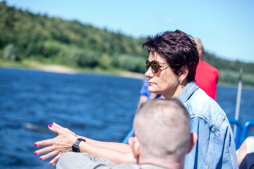 Po Kauno rajoną – laivu