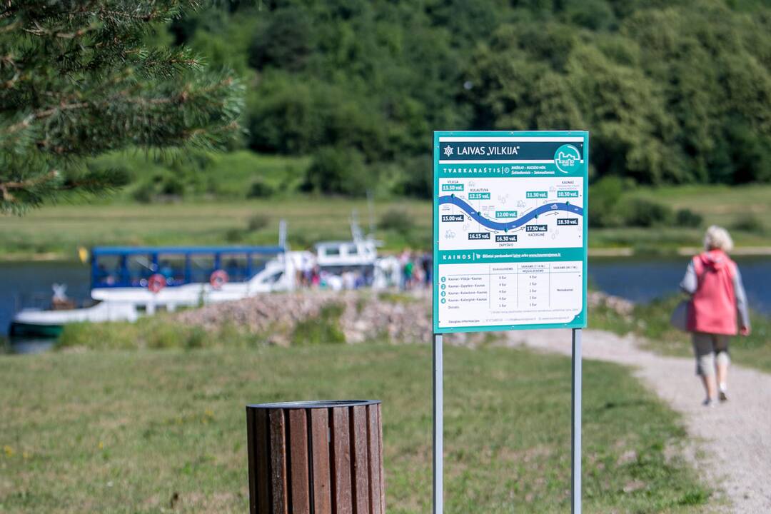 Po Kauno rajoną – laivu