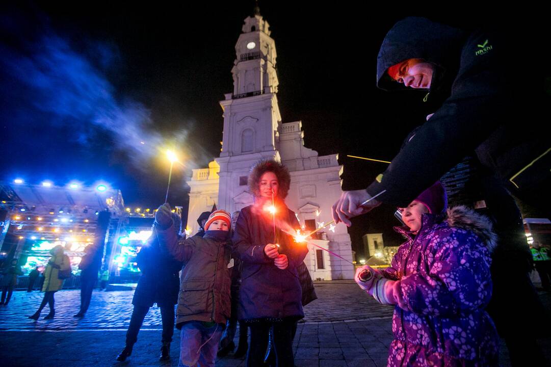 Kaunas sutinka 2020-uosius metus