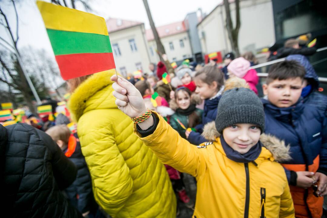 „Tautiška giesmė“ nuo Kauno kalvų