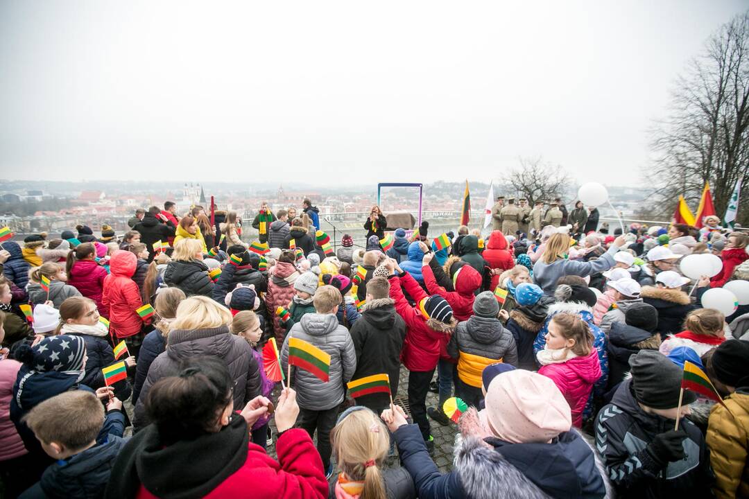 „Tautiška giesmė“ nuo Kauno kalvų