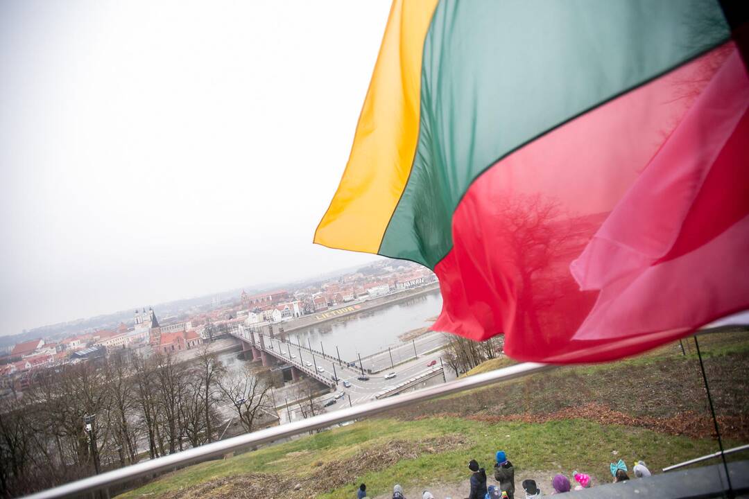 „Tautiška giesmė“ nuo Kauno kalvų