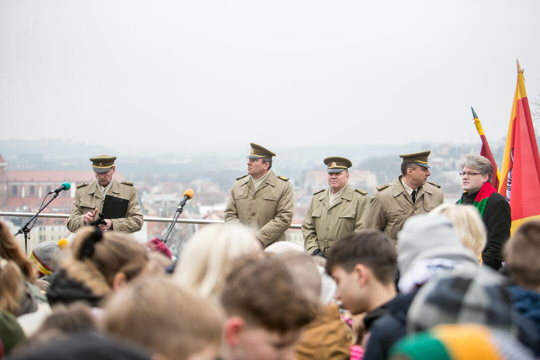 „Tautiška giesmė“ nuo Kauno kalvų