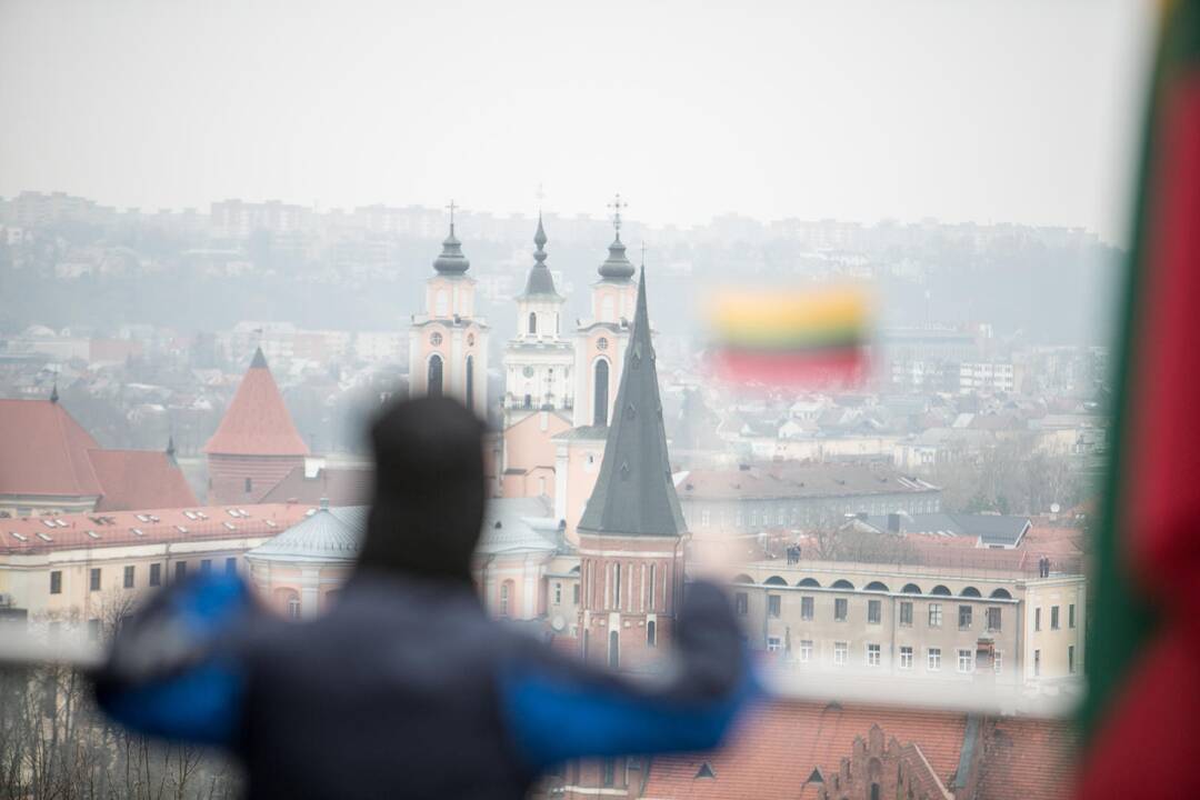 „Tautiška giesmė“ nuo Kauno kalvų