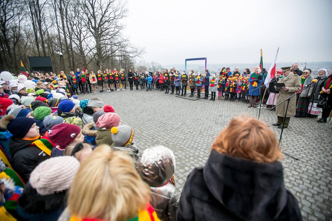 „Tautiška giesmė“ nuo Kauno kalvų