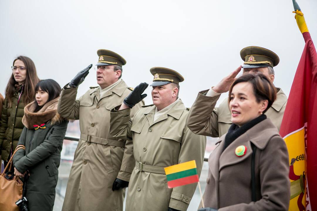 „Tautiška giesmė“ nuo Kauno kalvų