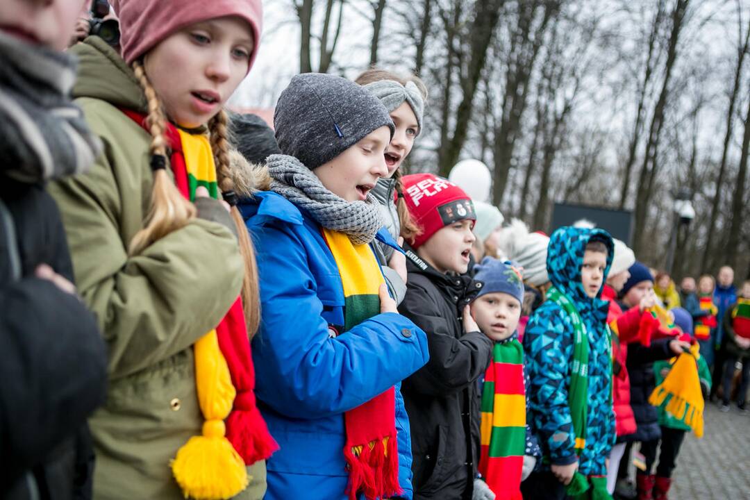 „Tautiška giesmė“ nuo Kauno kalvų