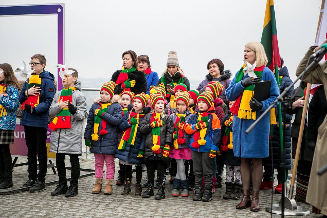 „Tautiška giesmė“ nuo Kauno kalvų