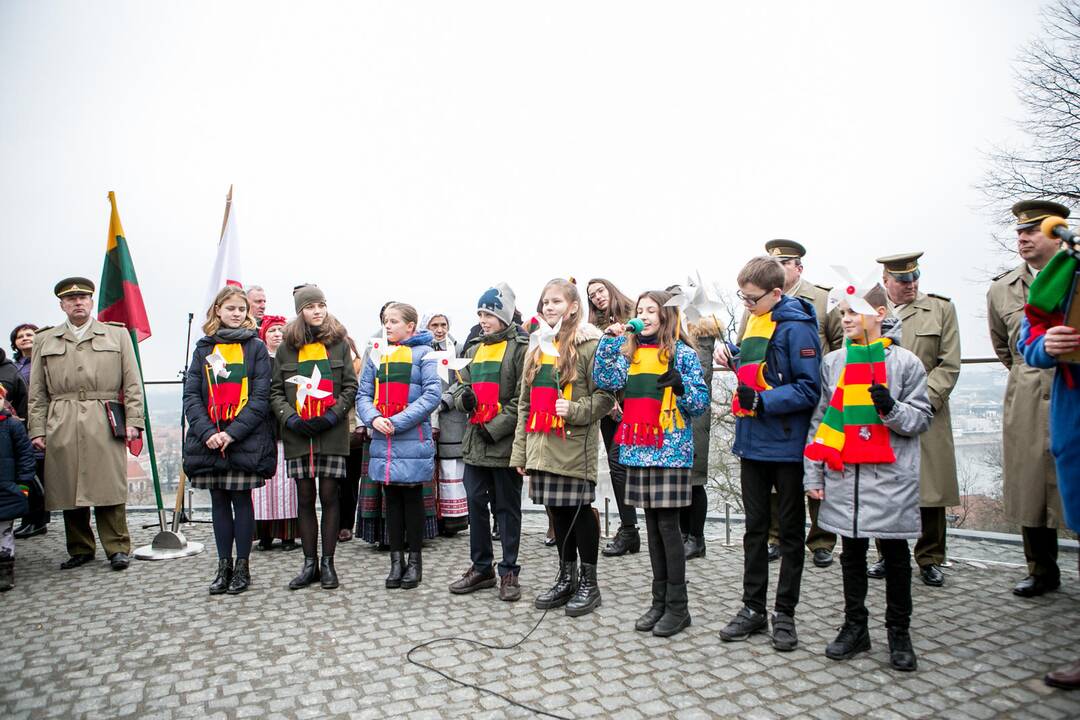 „Tautiška giesmė“ nuo Kauno kalvų