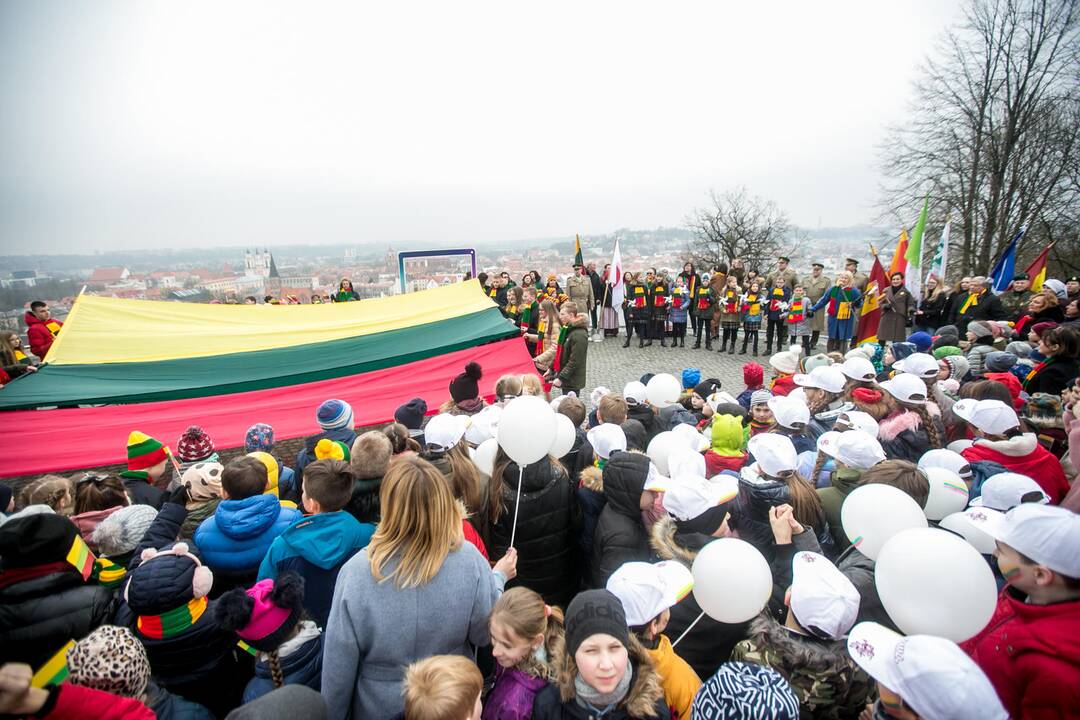„Tautiška giesmė“ nuo Kauno kalvų