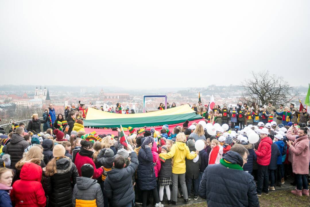 „Tautiška giesmė“ nuo Kauno kalvų