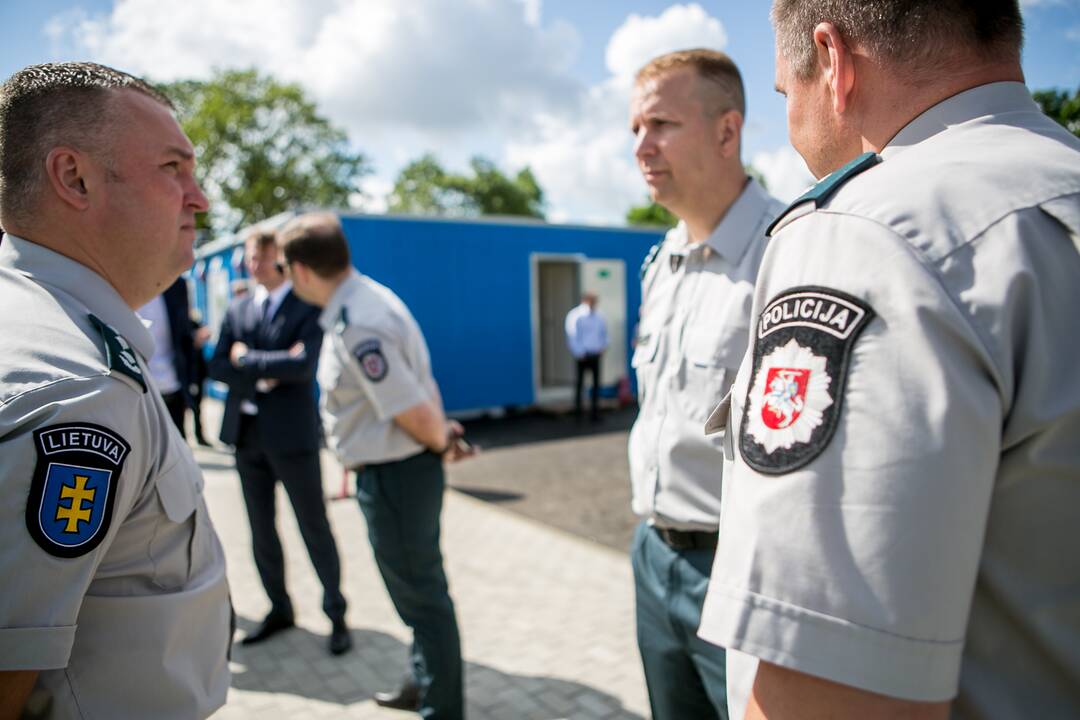 Naujojo policijos komisariato kapsulės įkasimas