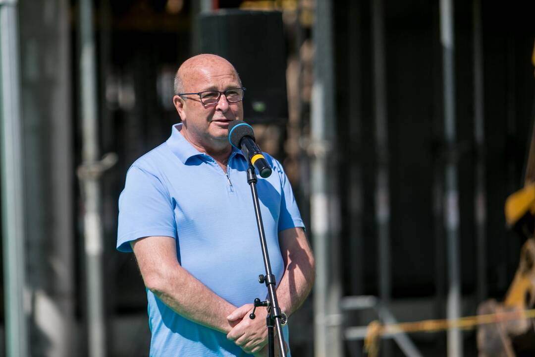 Naujojo policijos komisariato kapsulės įkasimas