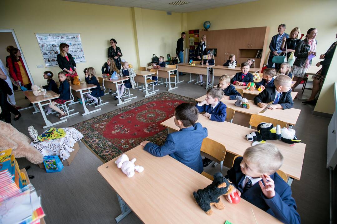 Atidaryta rekonstruota Domeikavos gimnazija