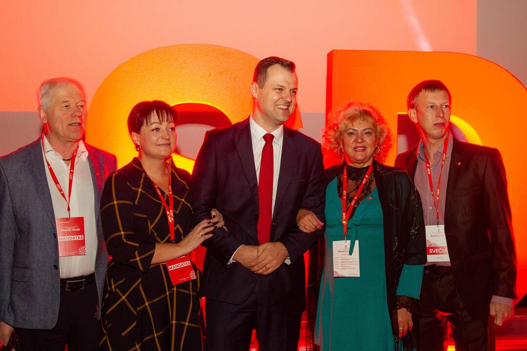 Lietuvos socialdemokratų partijos konferencija Vilniuje