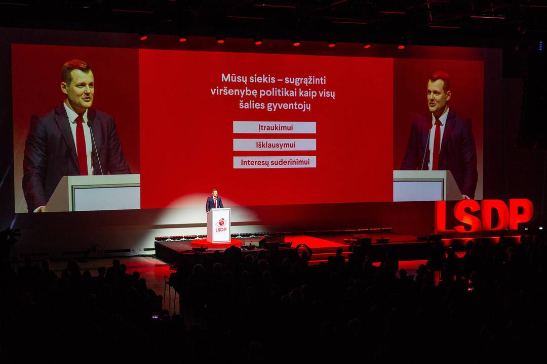 Lietuvos socialdemokratų partijos konferencija Vilniuje