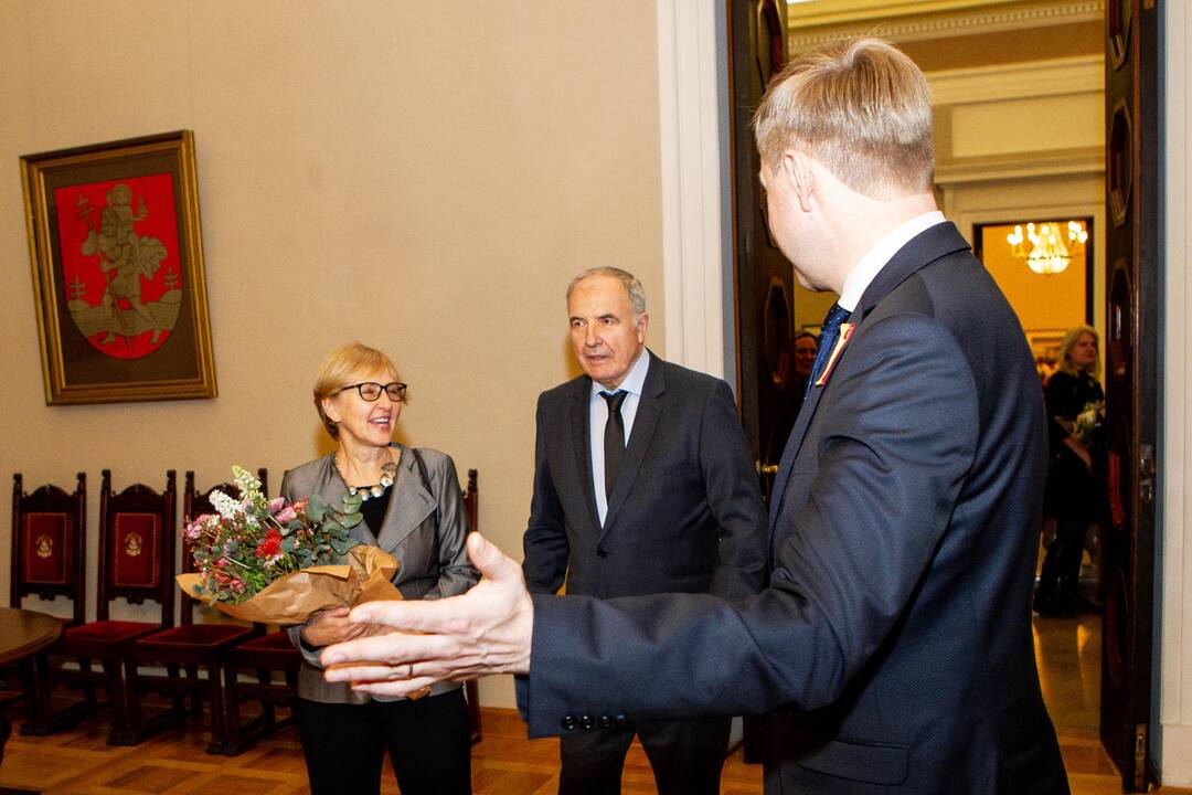 Vilniaus garbės piliečio regalijų įteikimas