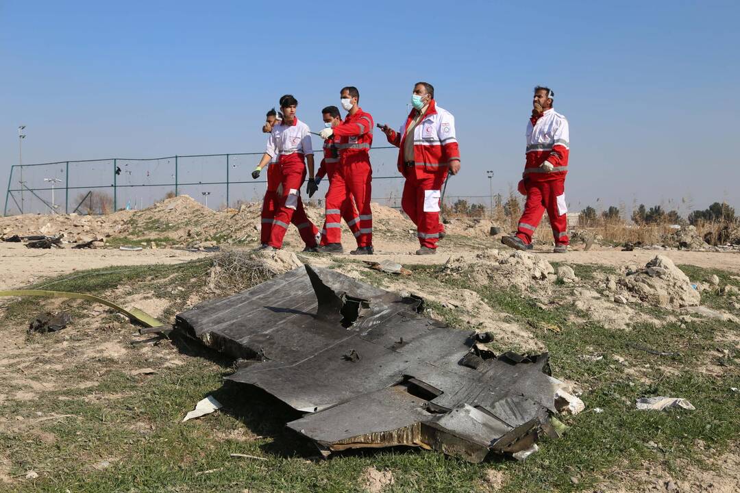 Iranas raginamas perduoti numušto lėktuvo savirašius Prancūzijai