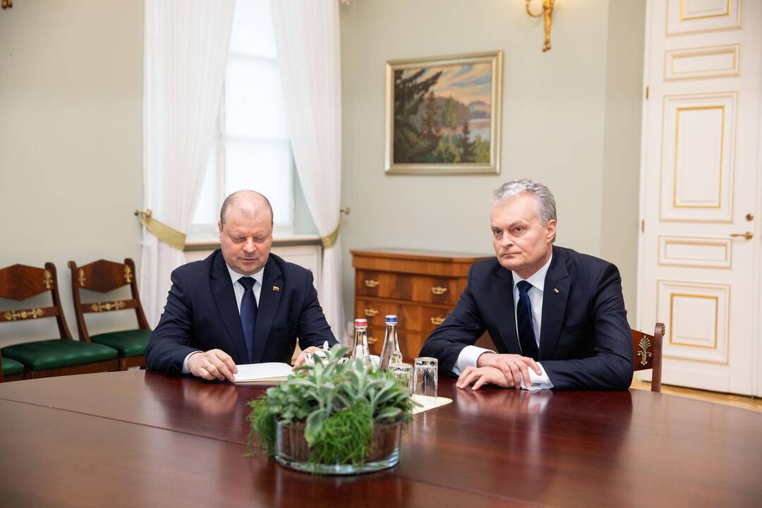 Prezidentas susitiko su S. Skverneliu